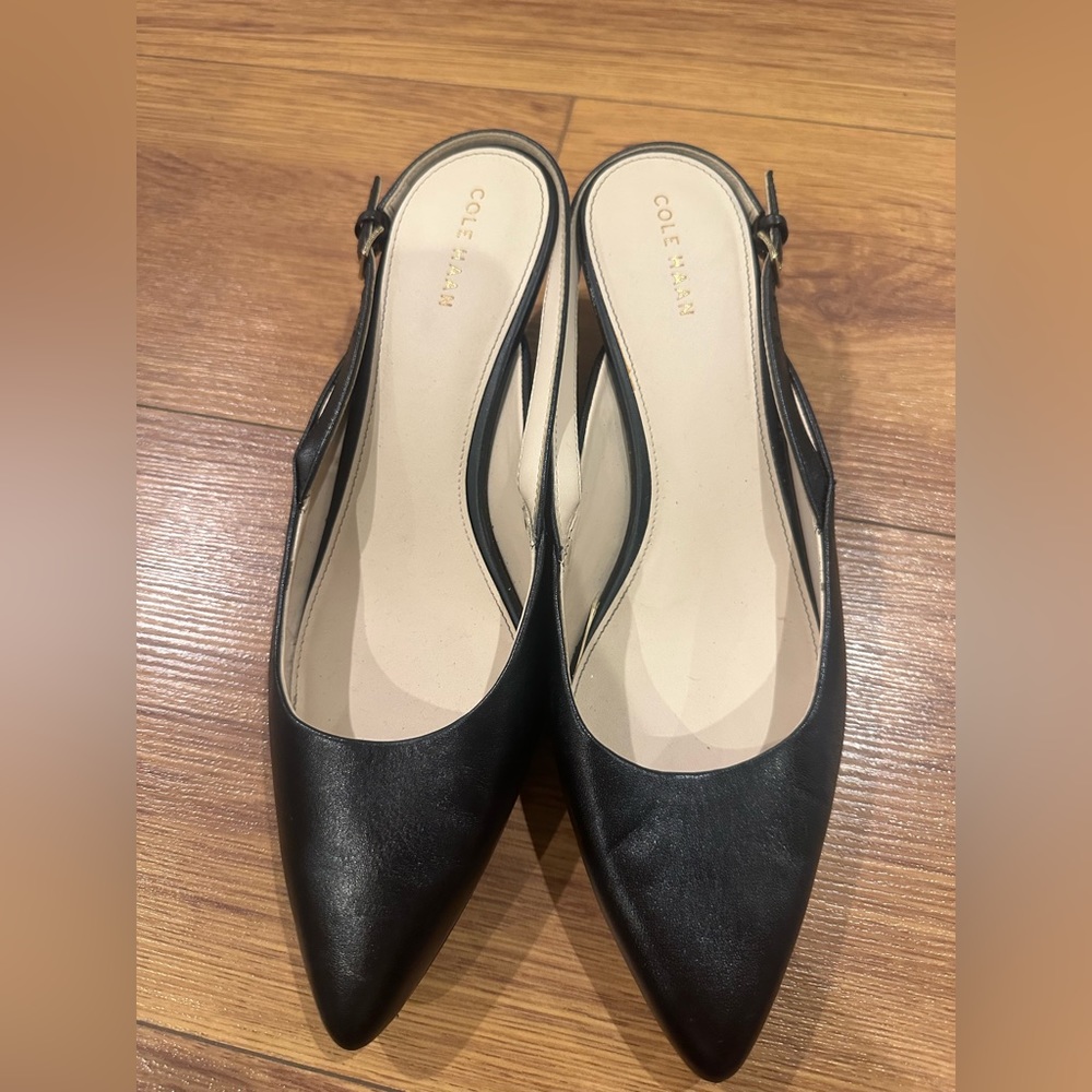 Cole Haan Kitten Heel Sling-backs